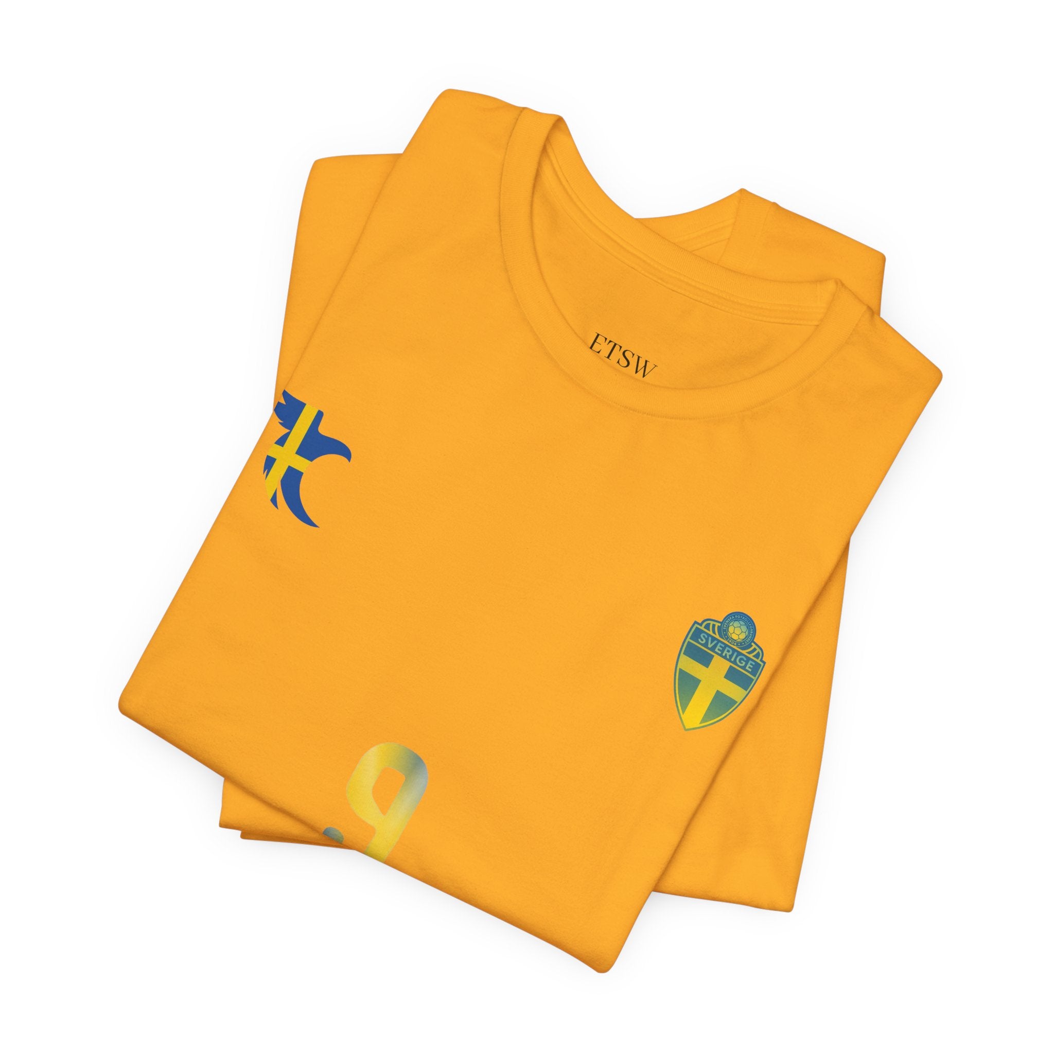 Swedish Isak #7 World Cup Jersey Tee