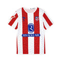 Red & White Striped Soccer Jersey — Custom Alex B No.10 Riyadh Air Design