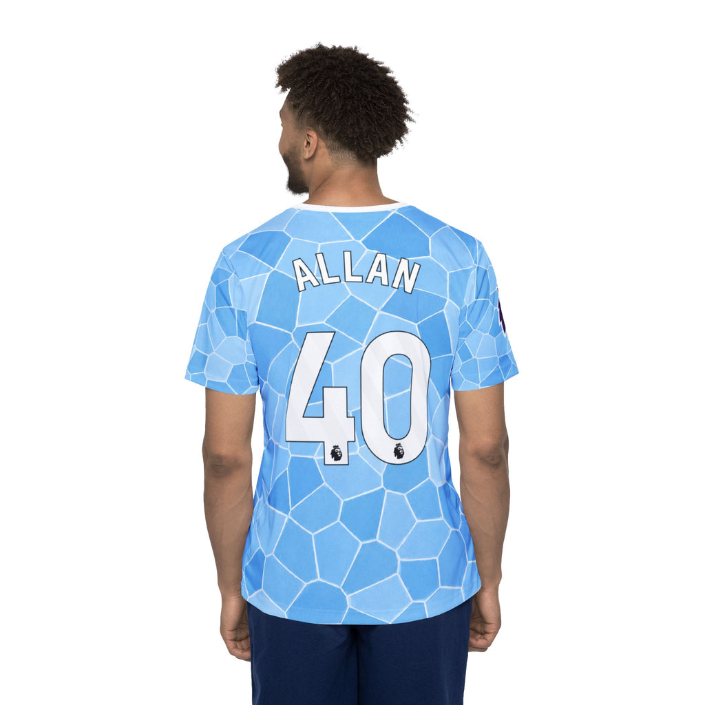 Allan #40 Sky Blue Soccer Jersey – Manchester City Style Football Shirt