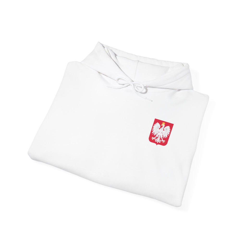 Lewandowski #9 Poland Soccer Hoodie | White Football Pullover