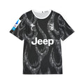 Juventus Black Flame Crew Jersey — Custom Yildez #10 All-Over Print