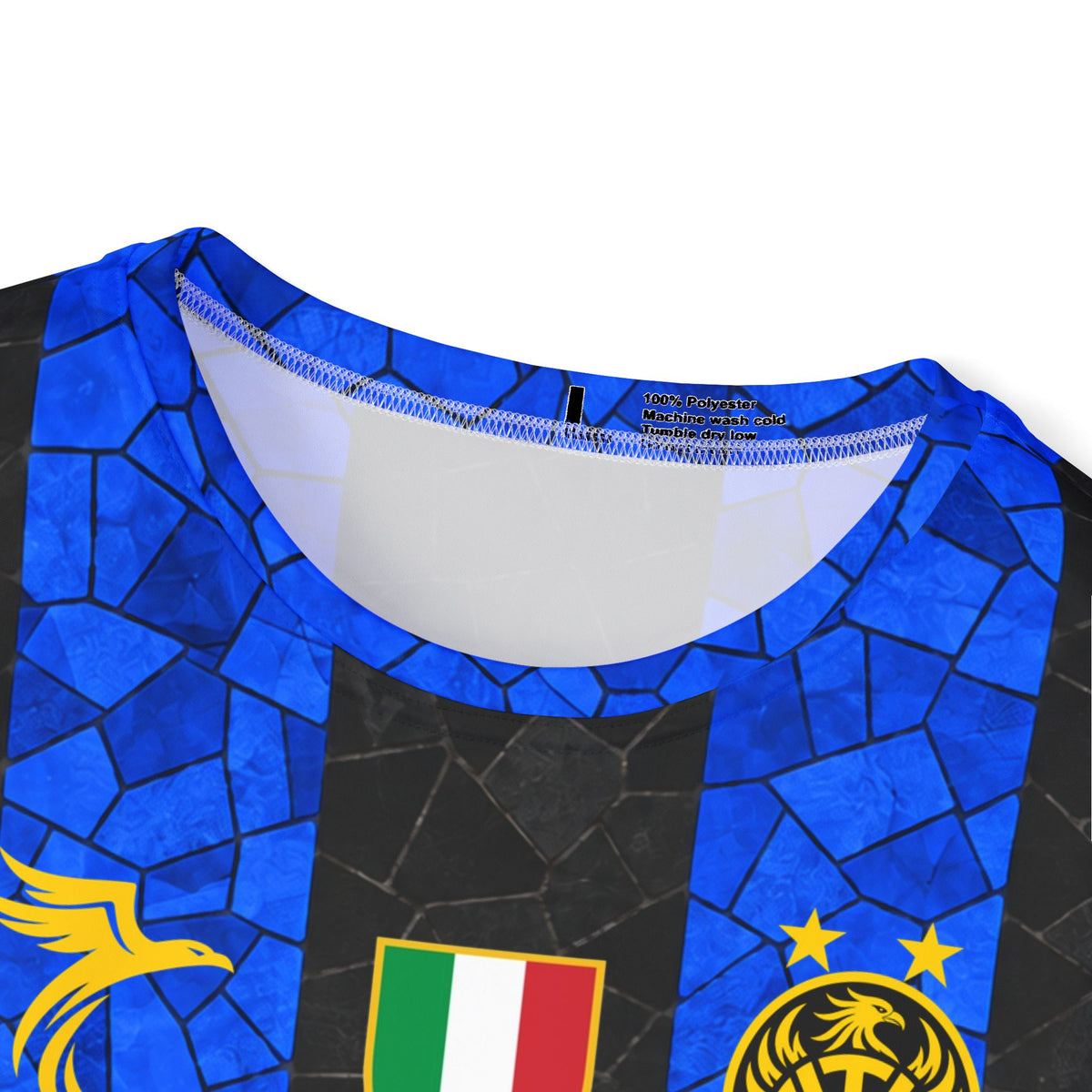 Men's Soccer Jersey — 'Lautaro 10' Blue Mosaic Fan Kit