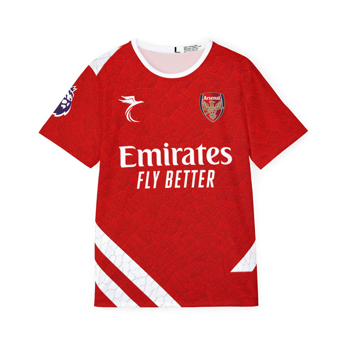 Arsenal Gabriel #6 Red Football Jersey – Emirates Fly Better Tee