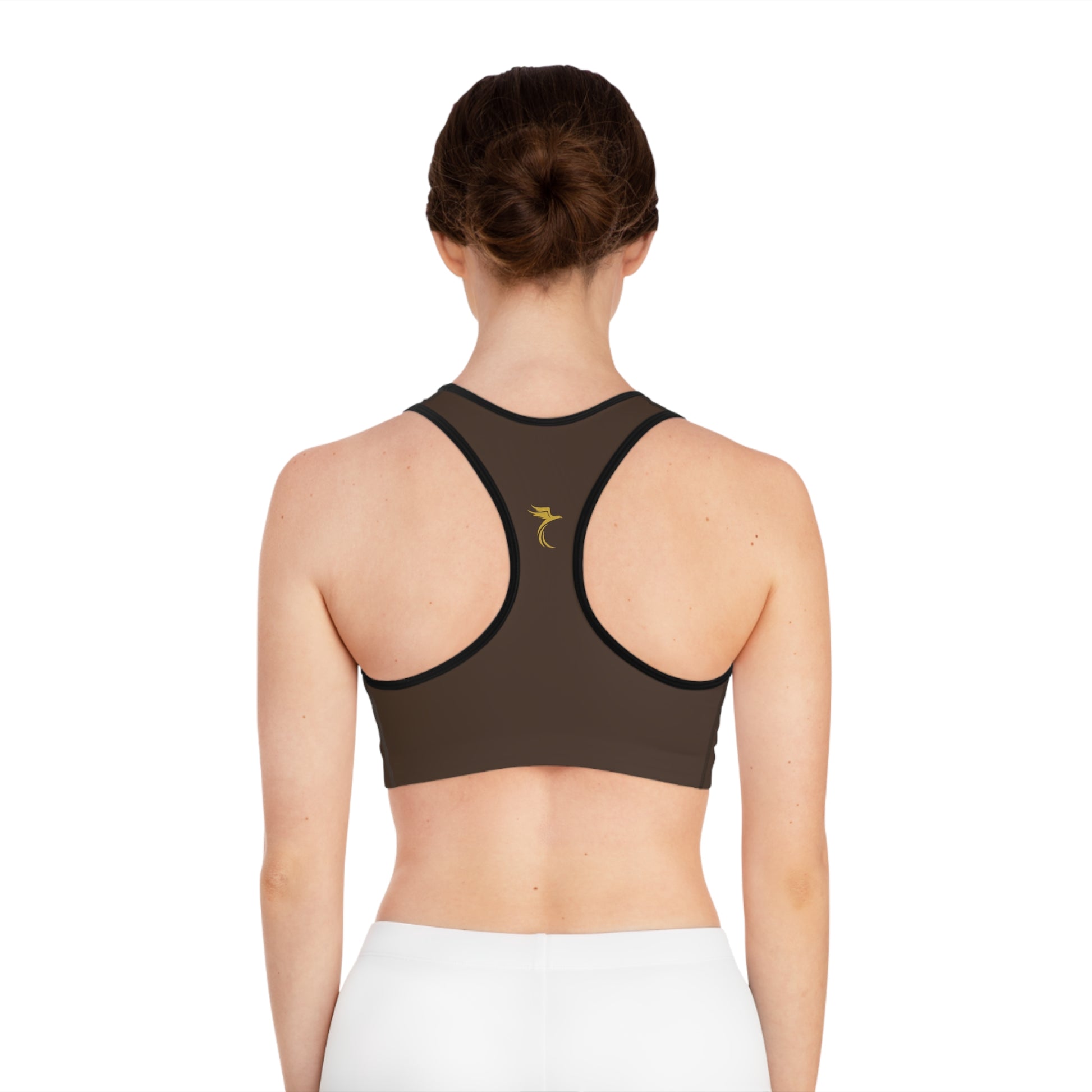 Versatile Brown Sports Bra - Ideal for Workout and Everyday Comfort image 3