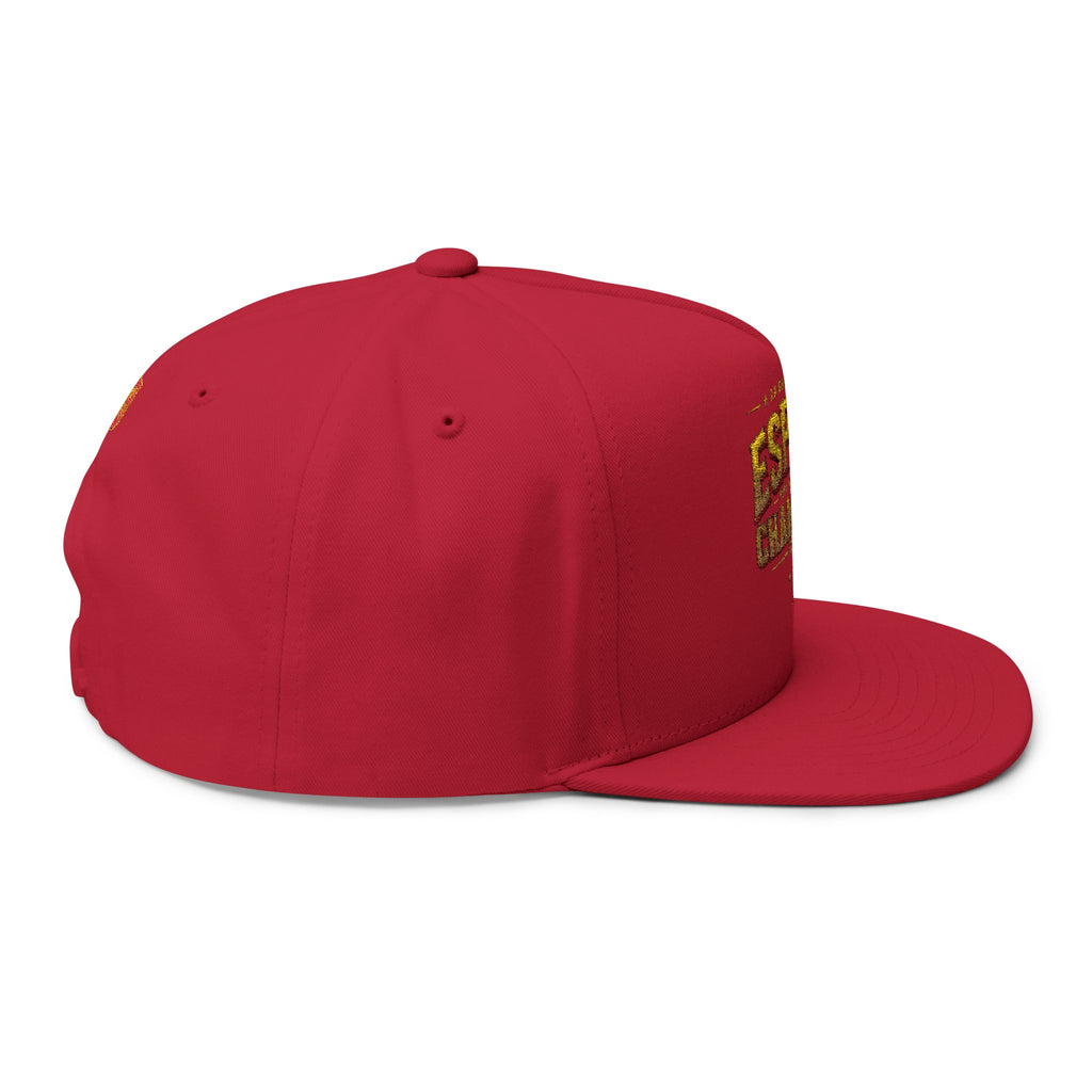 España Champions Flat Bill Cap — Embroidered World Cup Soccer Hat