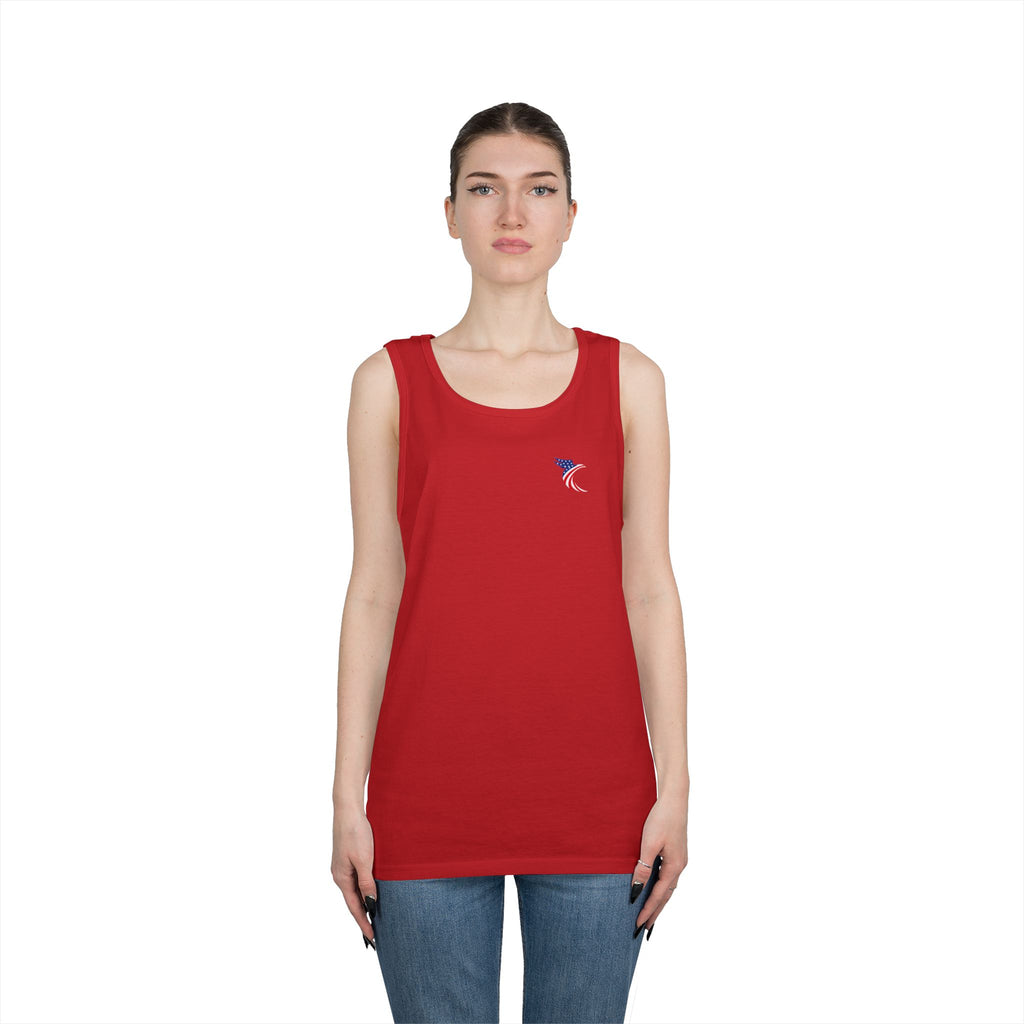 USA Eagle Tank Top — Patriotic American Flag Bald Eagle Graphic