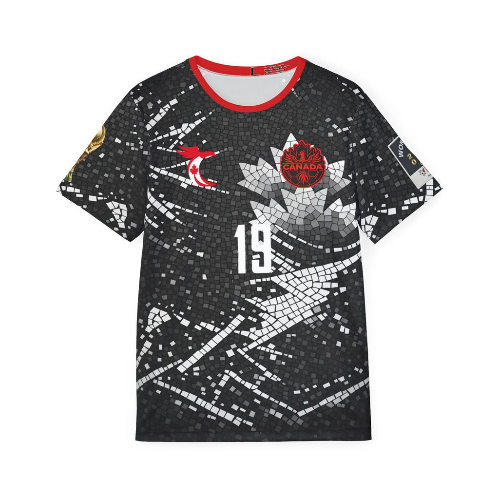 Canada Soccer Jersey — Number 19 'Davies' All-Over Print Men’s Sports Shirt