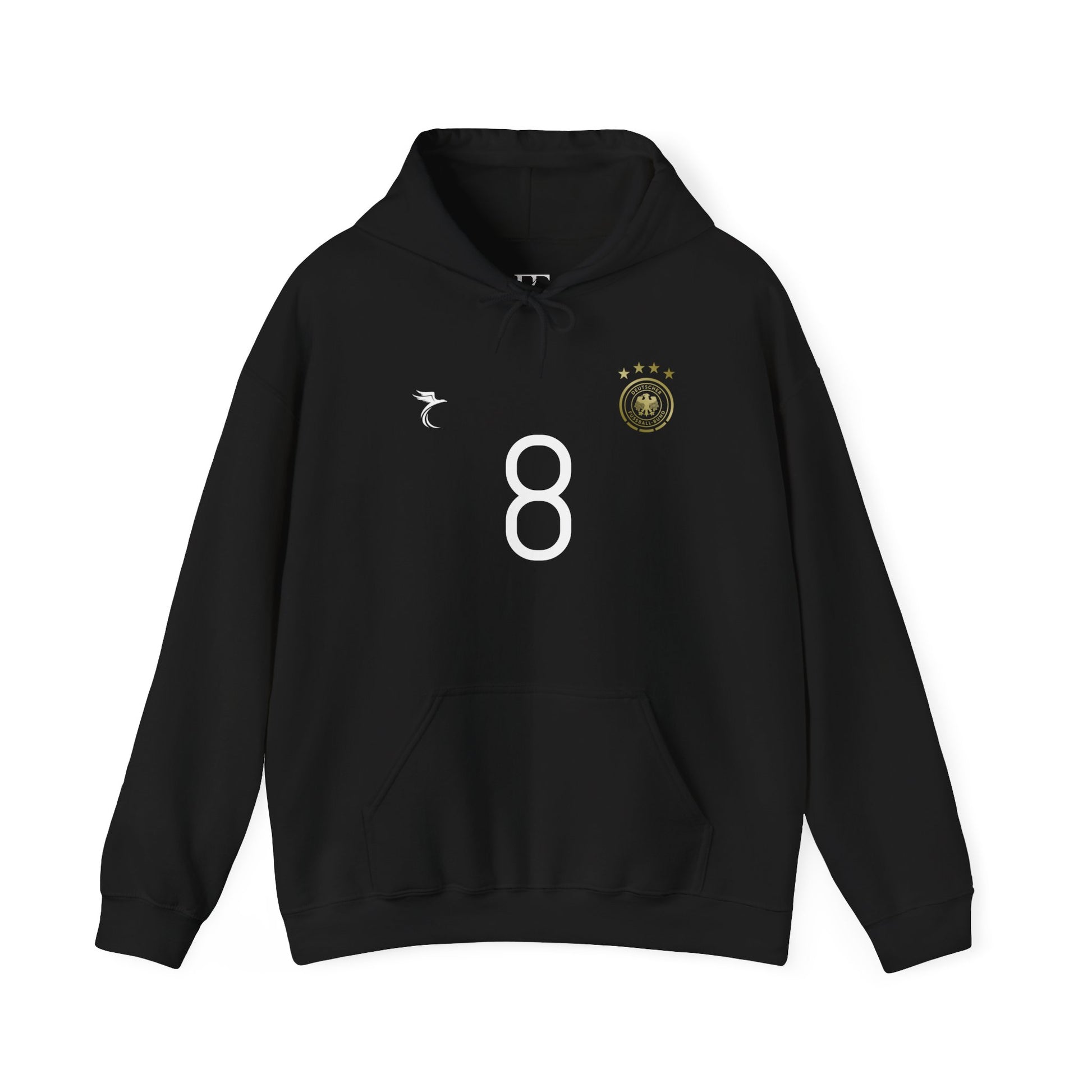 Germany Number 8 Kroos Soccer Hoodie for Fans, Unisex Sportswear image 0