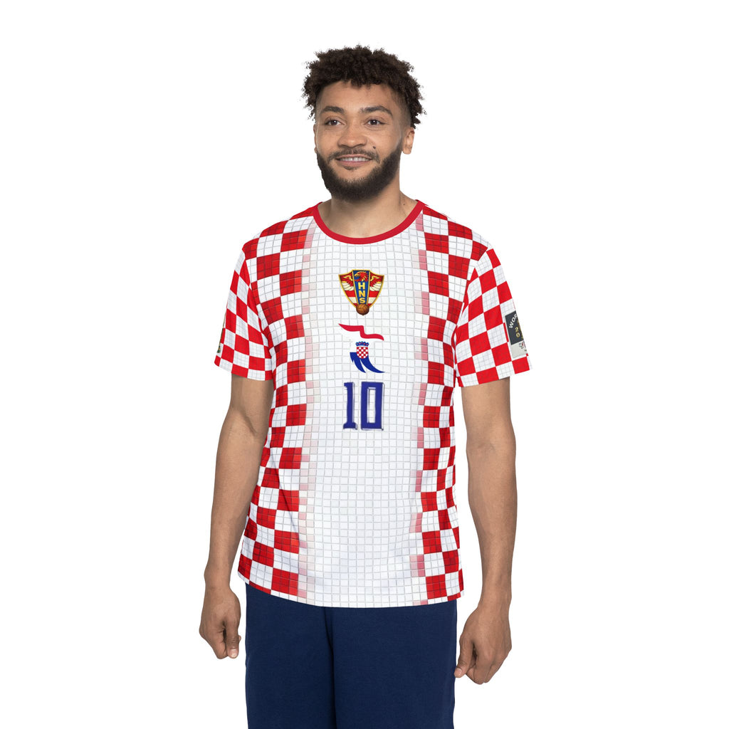Croatian Modric #10 Soccer Jersey — Number 10 Nation Pride Tee