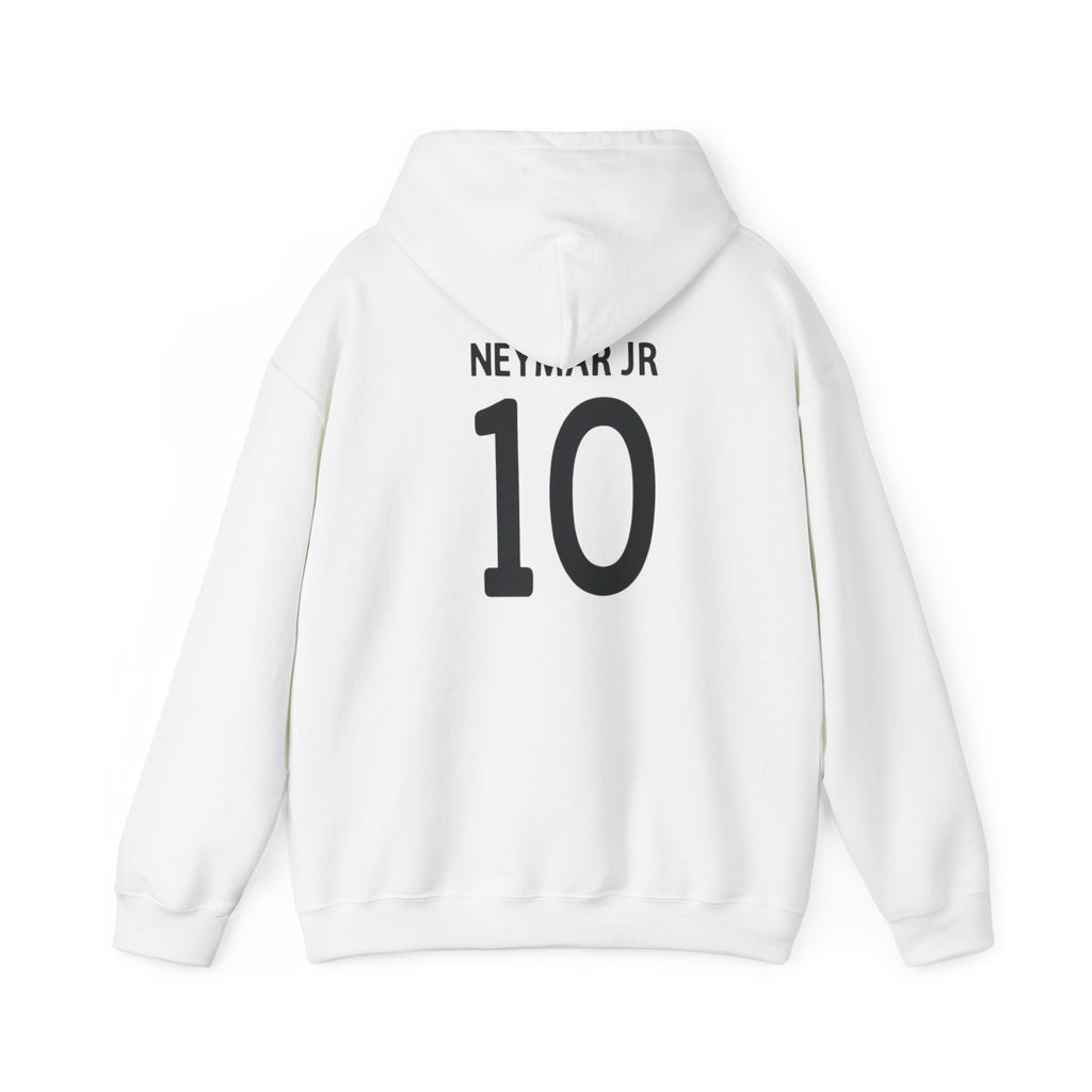 Neymar Jr. #10 Soccer Hoodie — Santos FC Crest Back/Chest Football Pullover