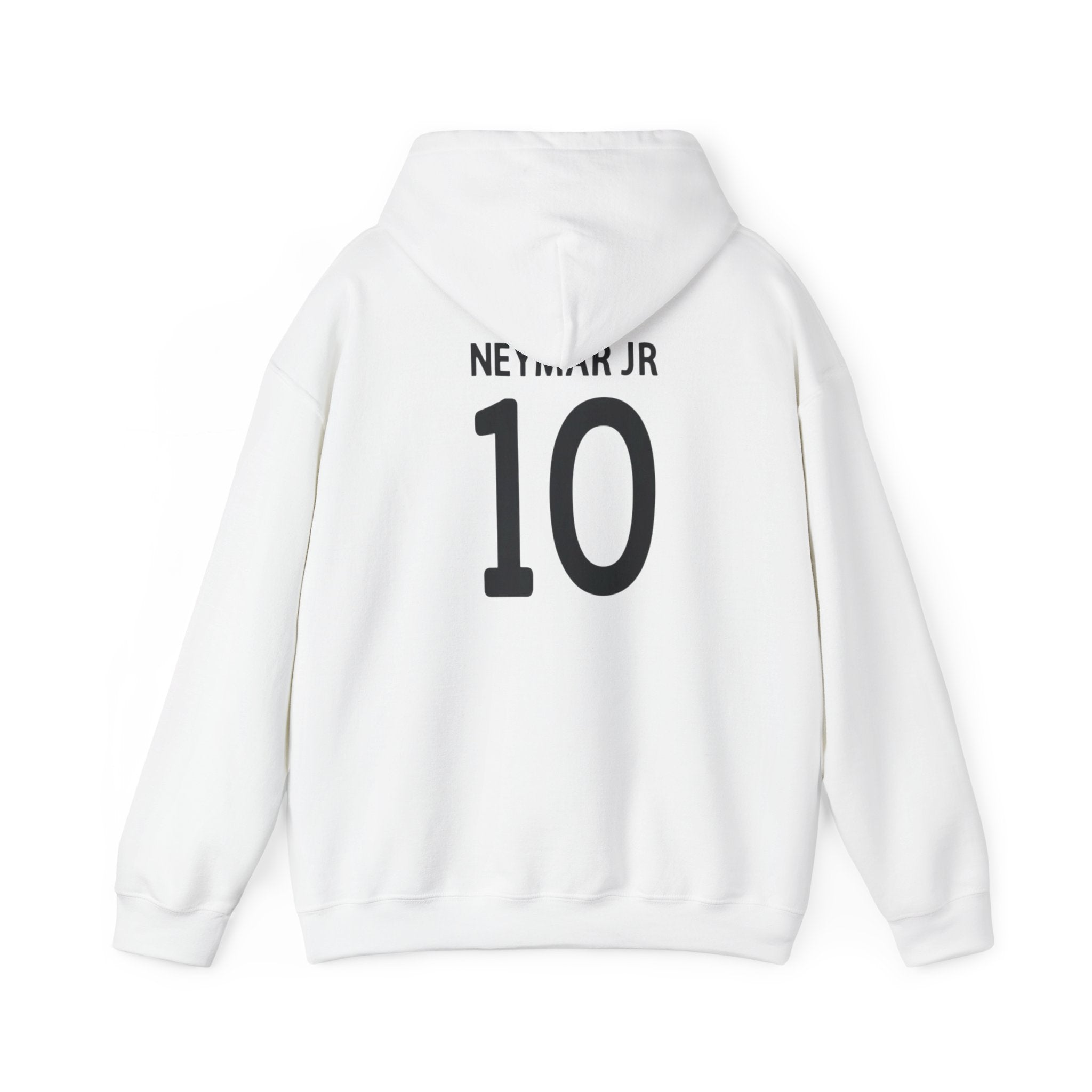 Neymar Jr. #10 Soccer Hoodie — Santos FC Crest Back/Chest Football Pullover