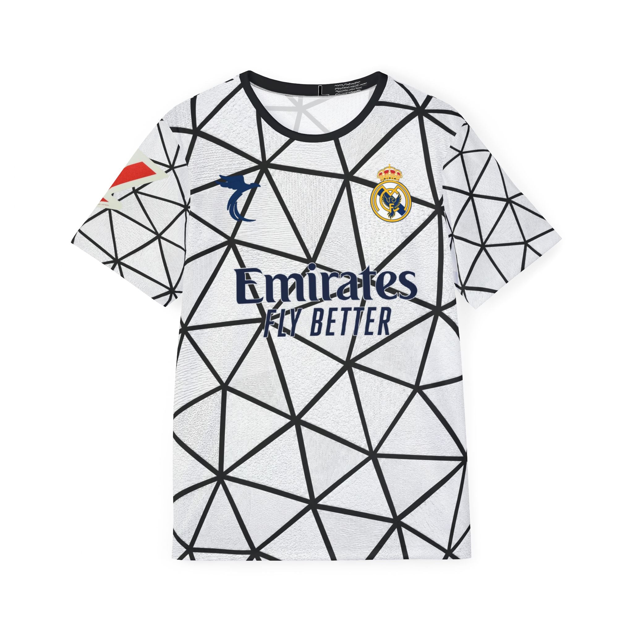 Real Madrid Cucurella #17 Home Jersey — Men's Soccer Shirt (Emirates Fly Better)