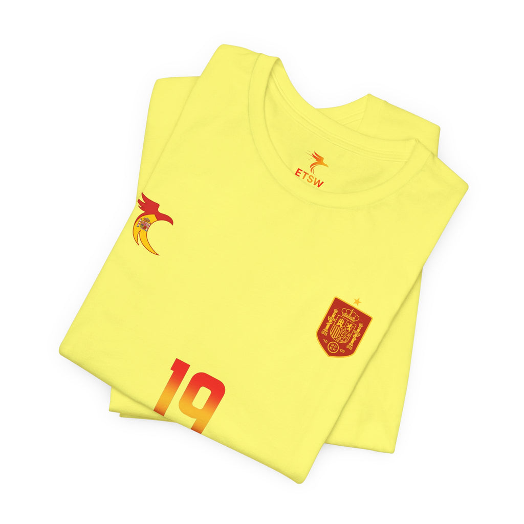 Lamine Yamal #19 World Cup Jersey Tee — Spain Football Fan Shirt