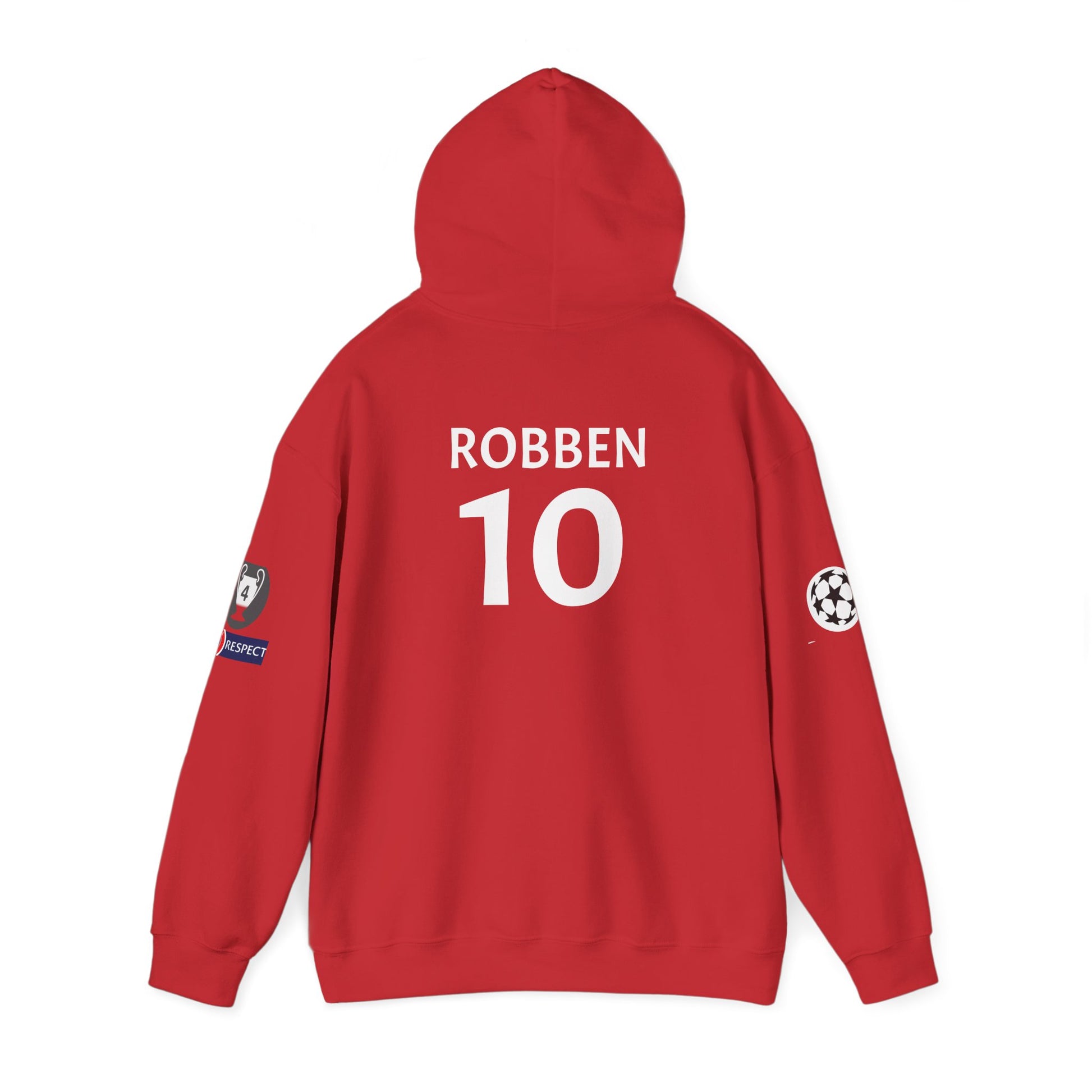 Robben Bayern number 10 Soccer Fan Hoodie | Unisex Sports Sweatshirt image 2