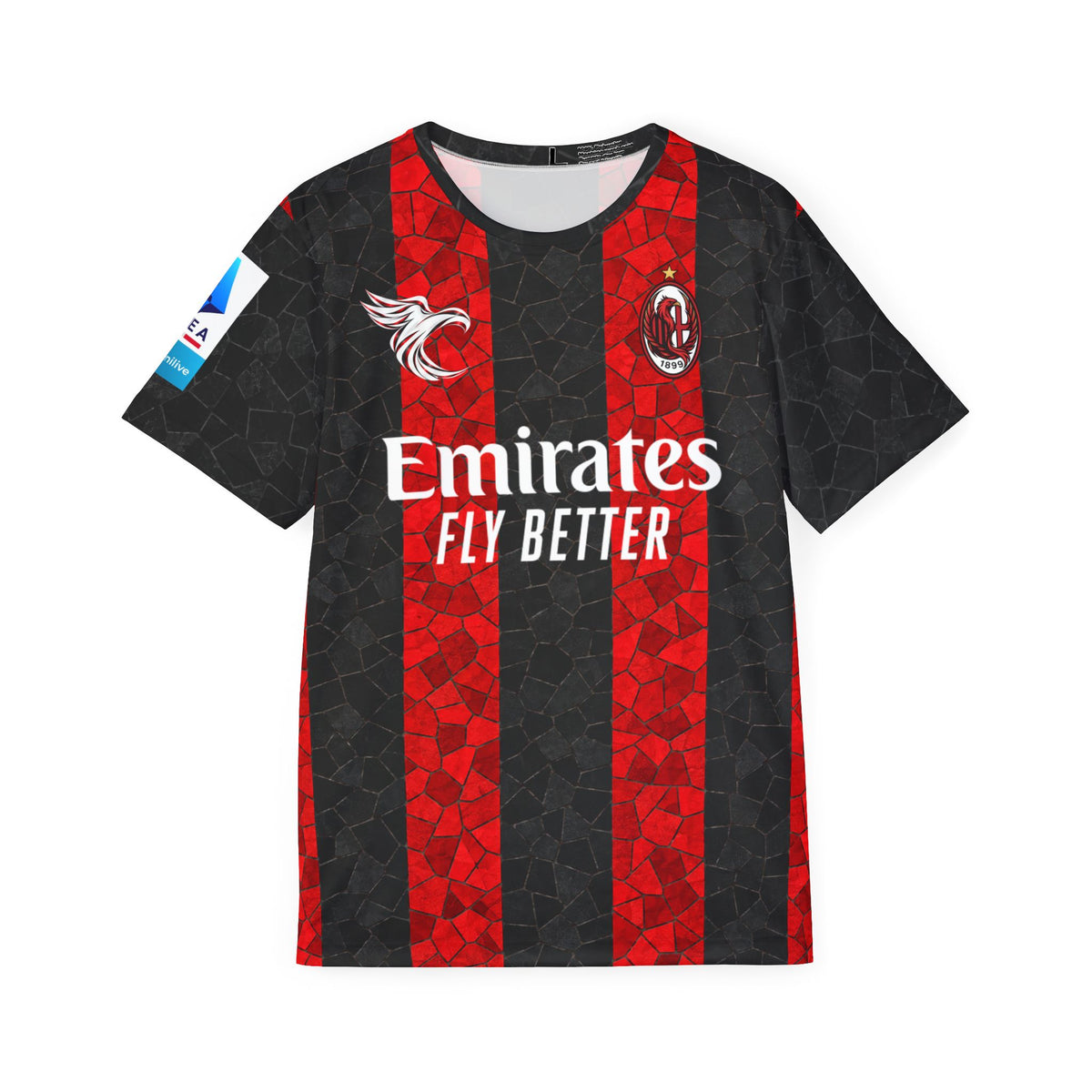 AC Milan Style Men's Soccer Jersey — G. Ramos #9 Emirates Fly Better
