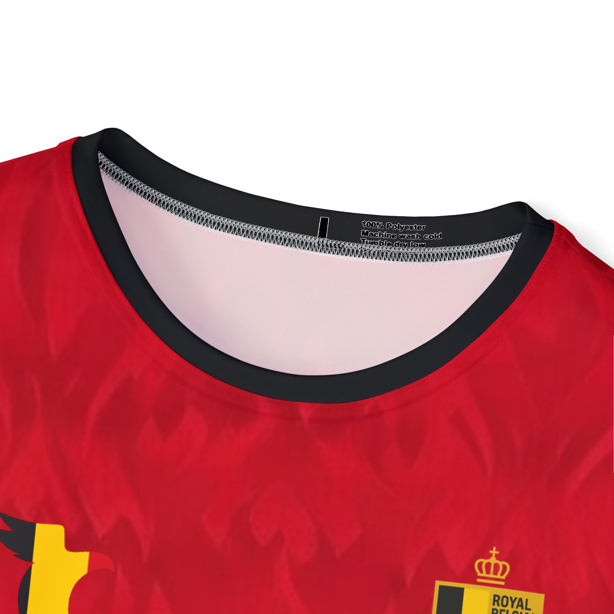 Belgium Red 'De Bruyne 7' Soccer Jersey