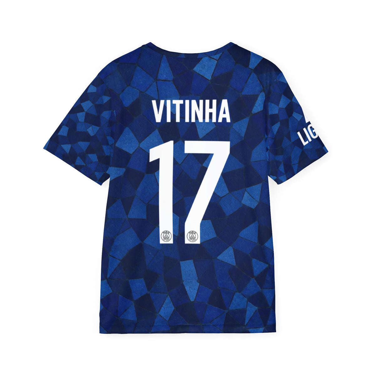 PSG Vitinha #17 Soccer Jersey – Qatar Airways Replica Men’s Shirt