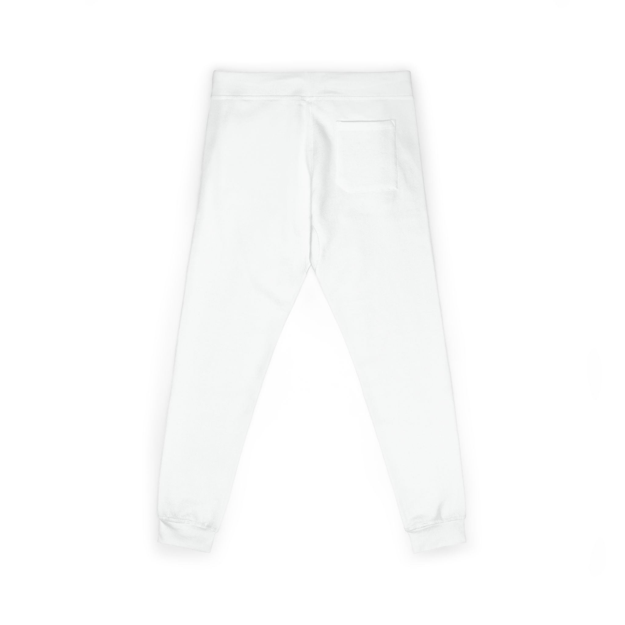 Liverpool Embroidered Crest Sweatpants — White Cozy Joggers with Small Red Logo
