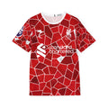 Liverpool Red Mosaic Soccer Jersey — Personalized Back Number 29 (Barcola)