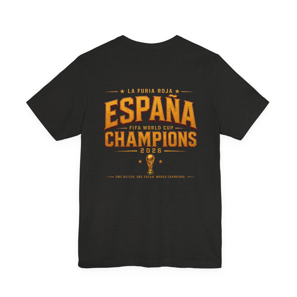 Spain World Cup Champions 2026 T-Shirt — La Furia Roja España Champions Tee