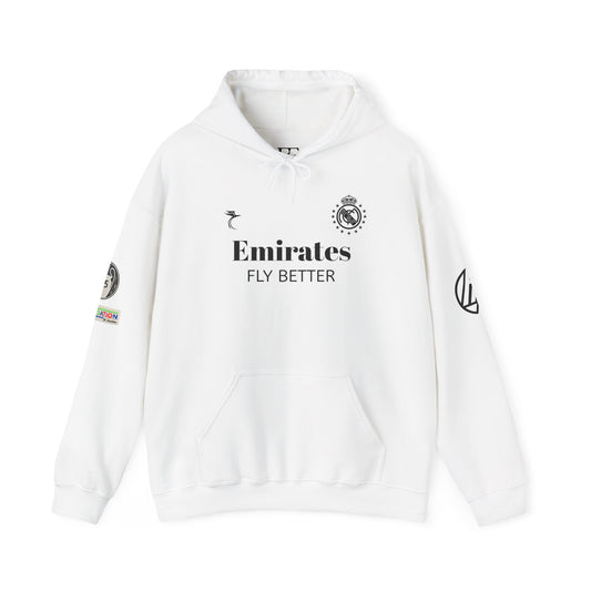 Real Madrid Mbappe Hoodie, Unisex Sports Sweatshirt, Soccer Fan Apparel image 0
