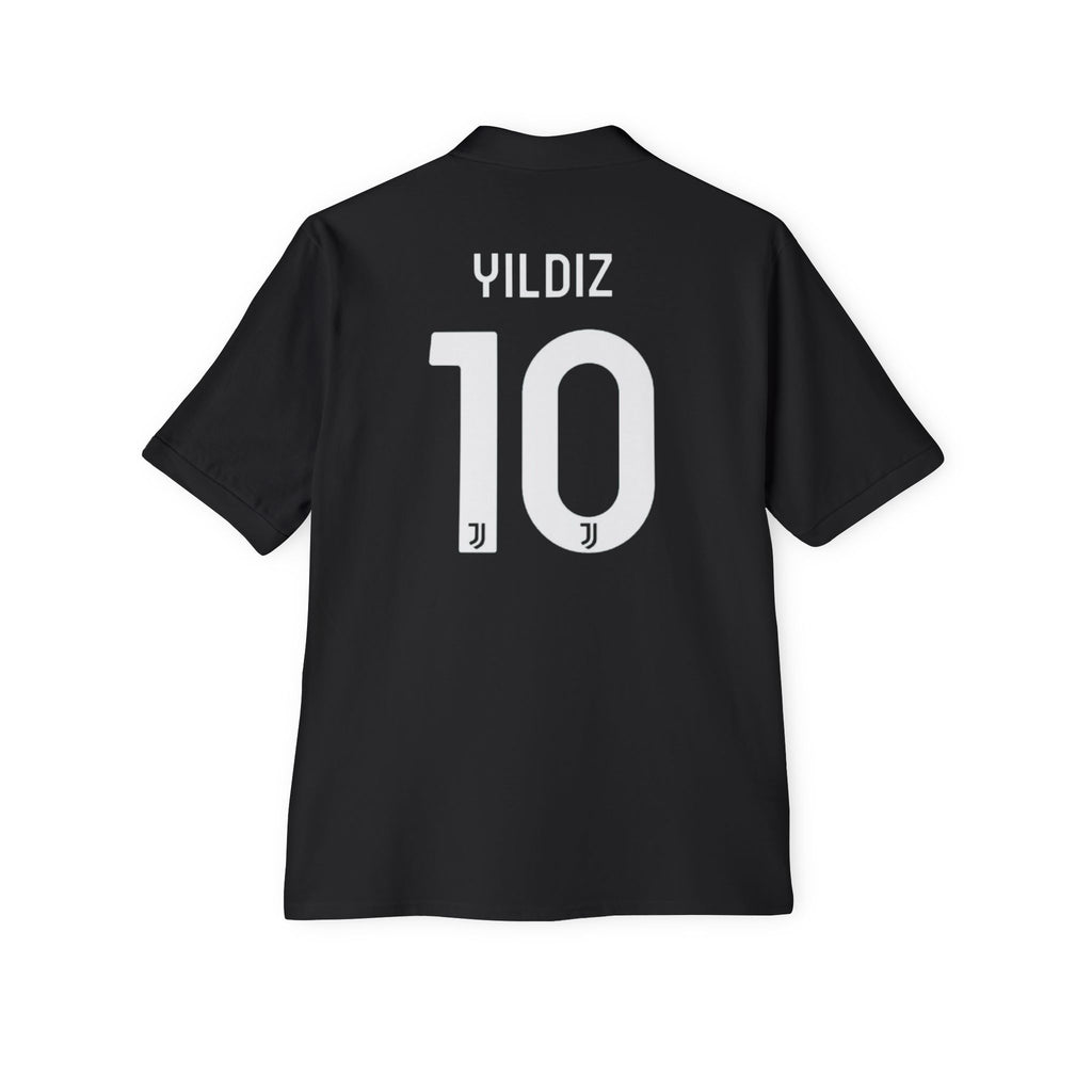 Juventus-Inspired Men's Polo — 'YILDIZ 10' Custom Soccer Jersey Polo
