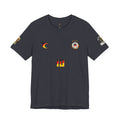 Germany Crest Flag T-Shirt — Small Front Emblem & Back German Flag Tee