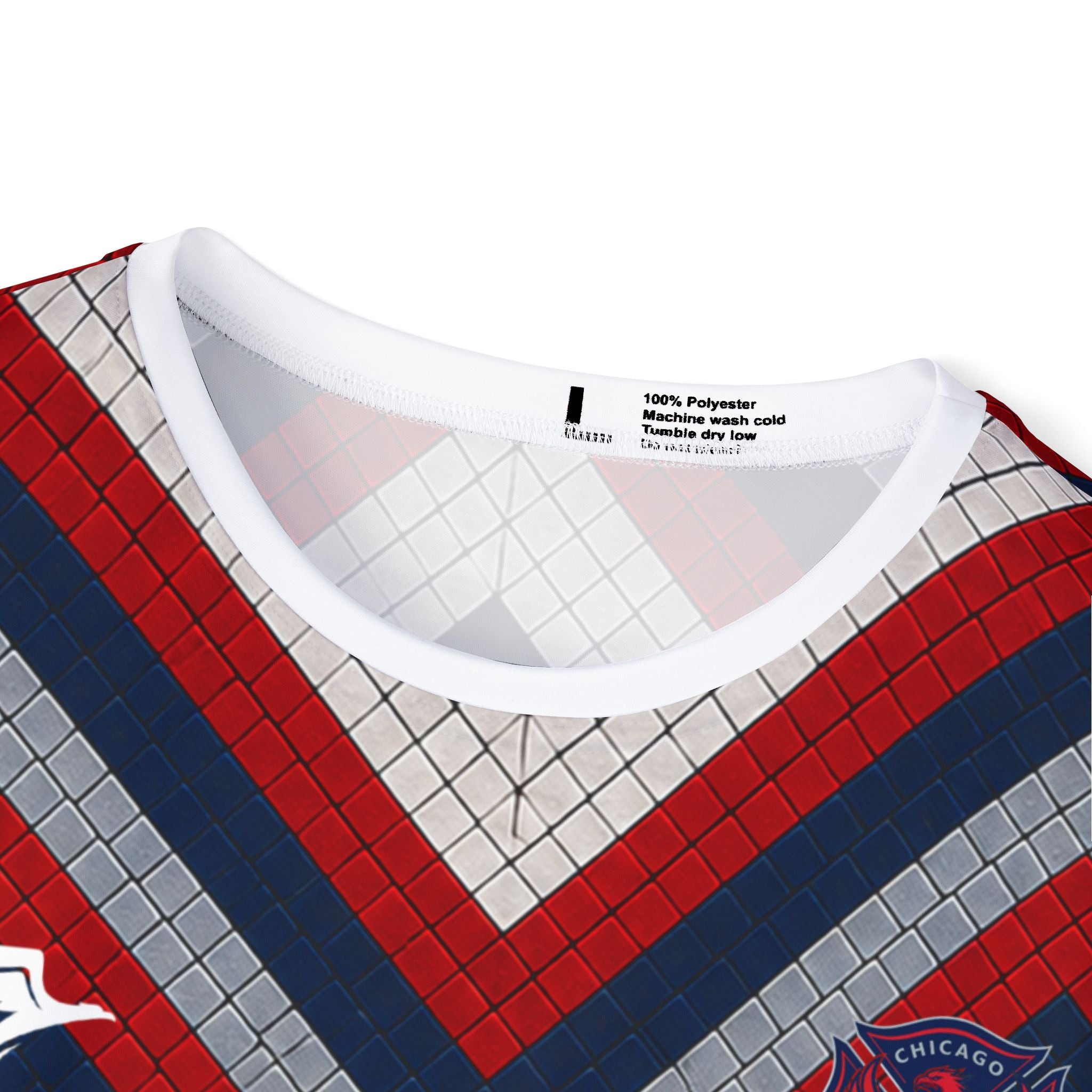 Chicago Fire #9 Sports Jersey — Red, White & Navy All-Over Print