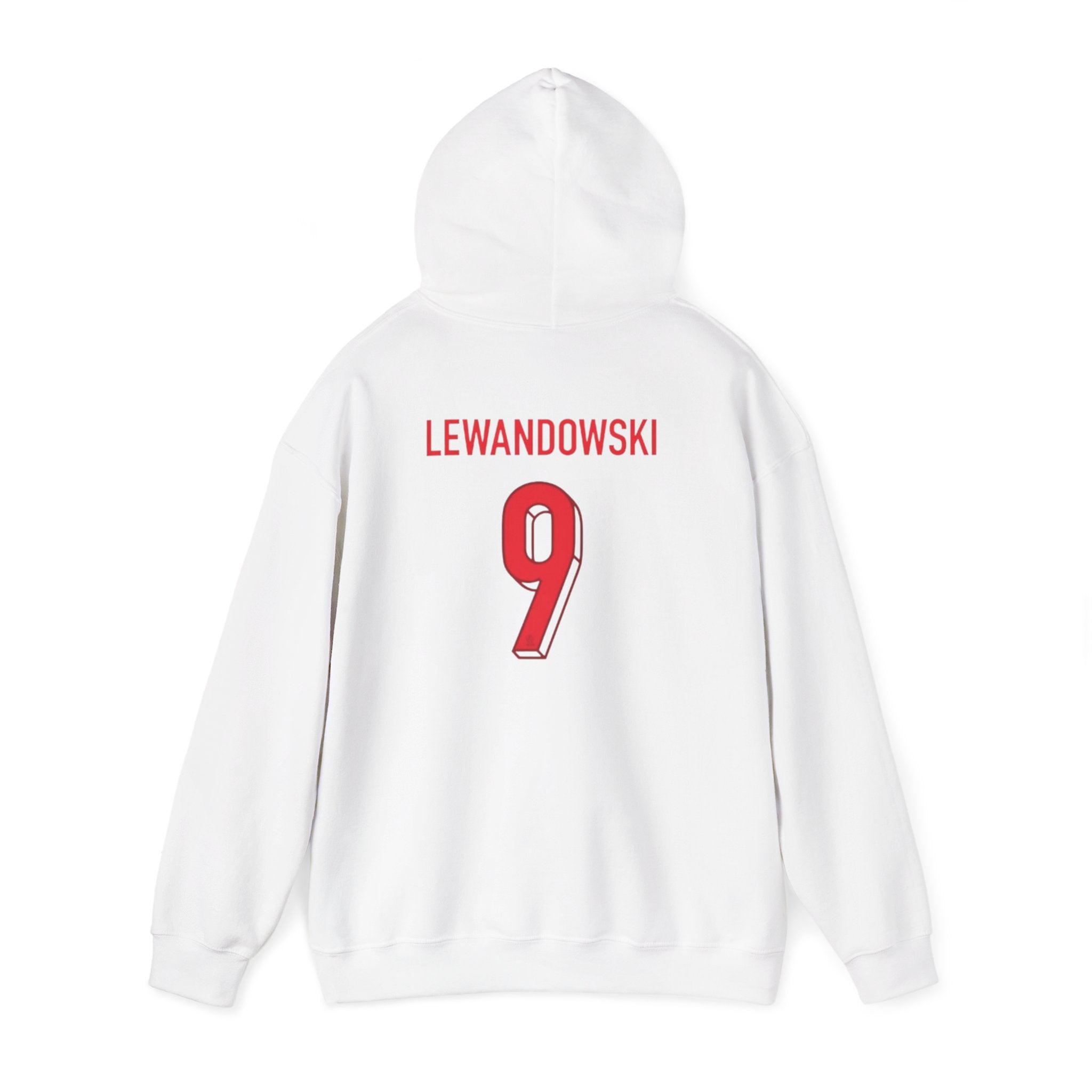 Lewandowski #9 Poland Hoodie — Polish National Team Soccer Pullover