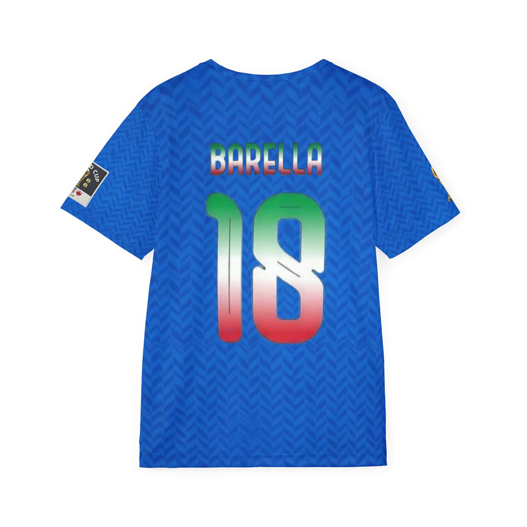 Italy Football Jersey — Barella #18 Men’s Soccer Shirt