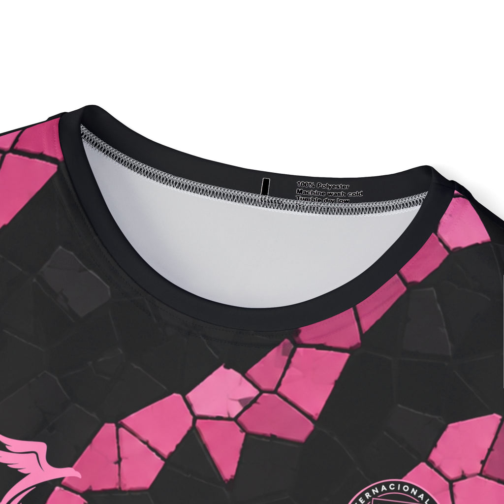 Men's Soccer Jersey — Black & Pink Messi #10 All-Over Print