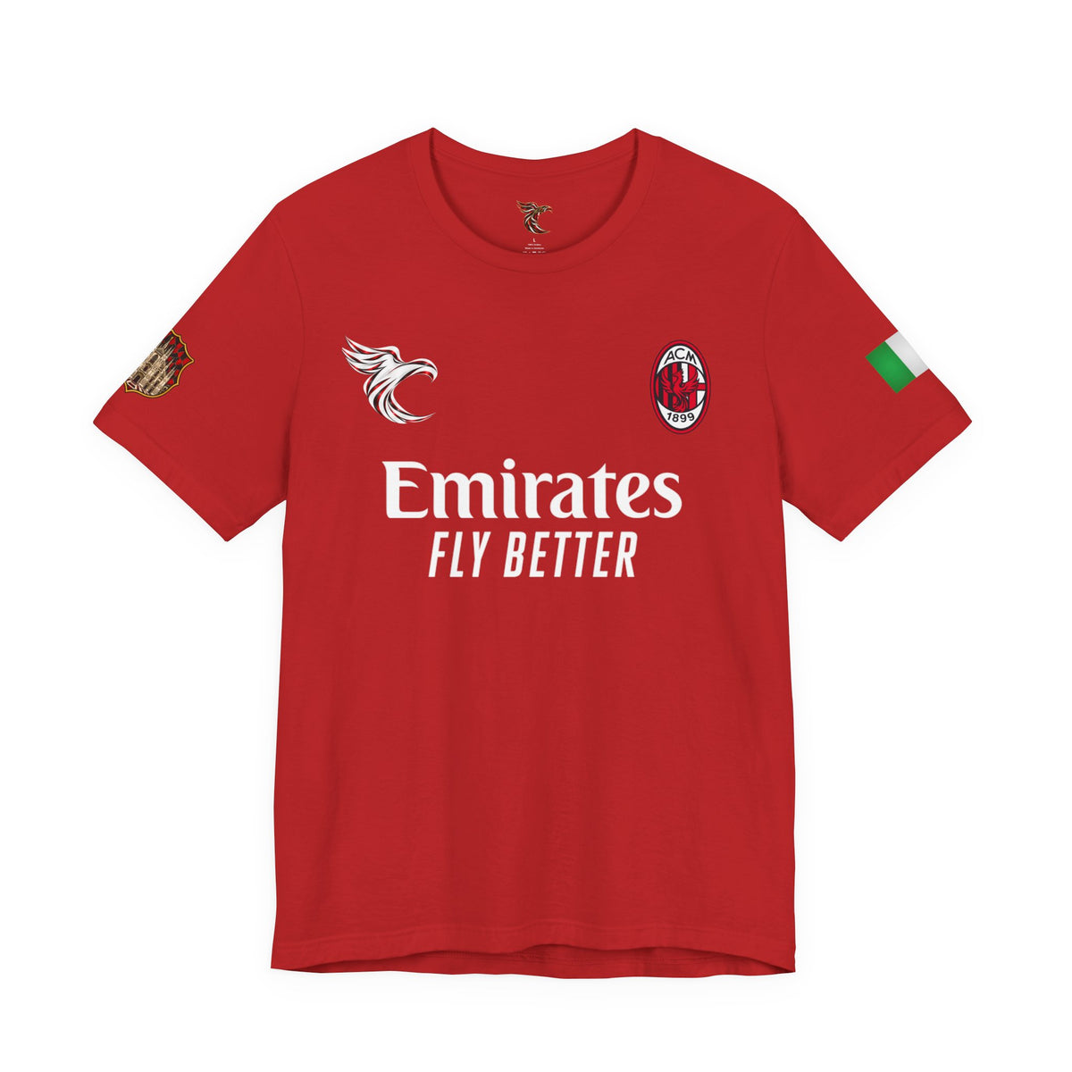 Emirates Fly Better Black Football Jersey T-Shirt