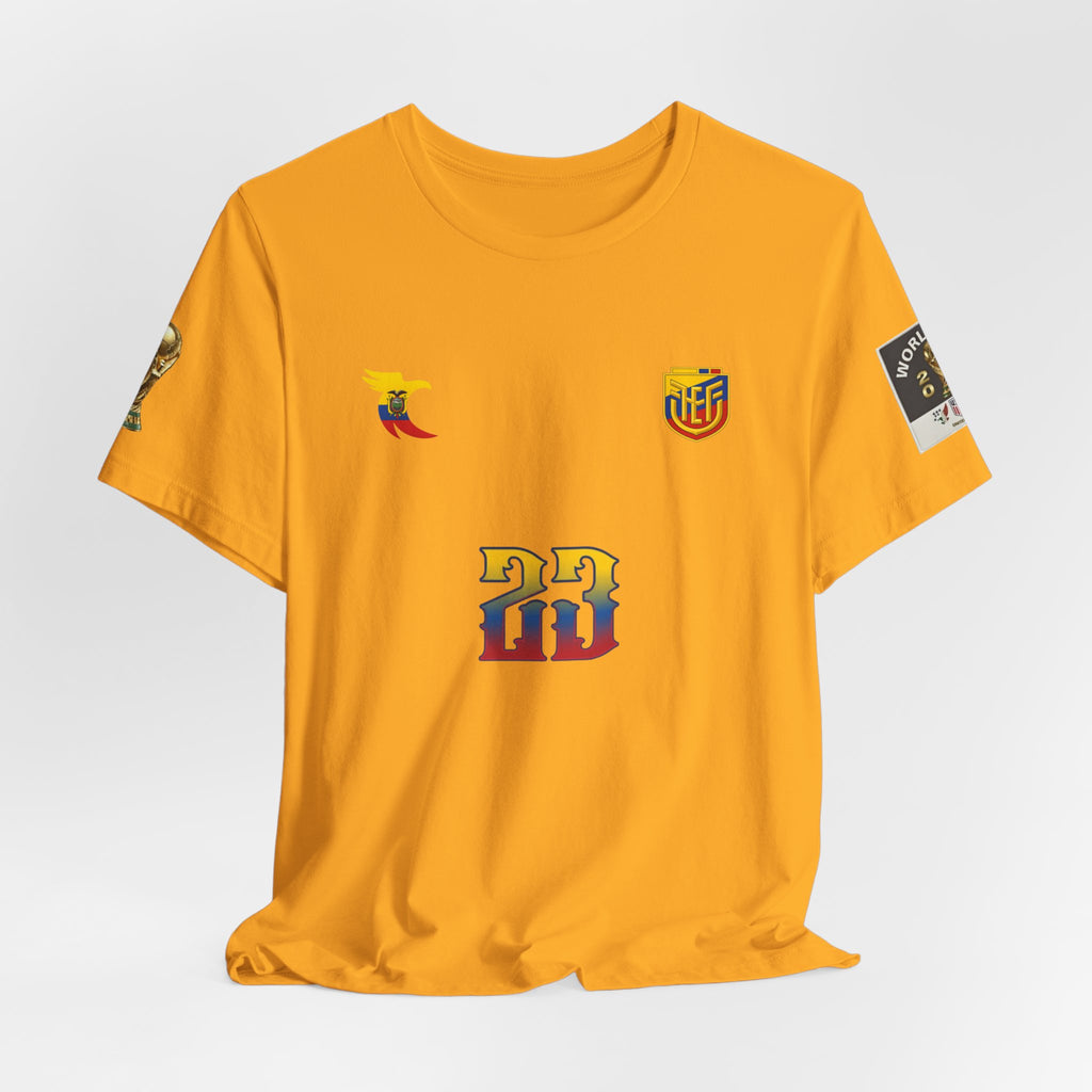 Caicedo Ecuador Soccer Jersey T‑Shirt — Custom Name & Number (23)