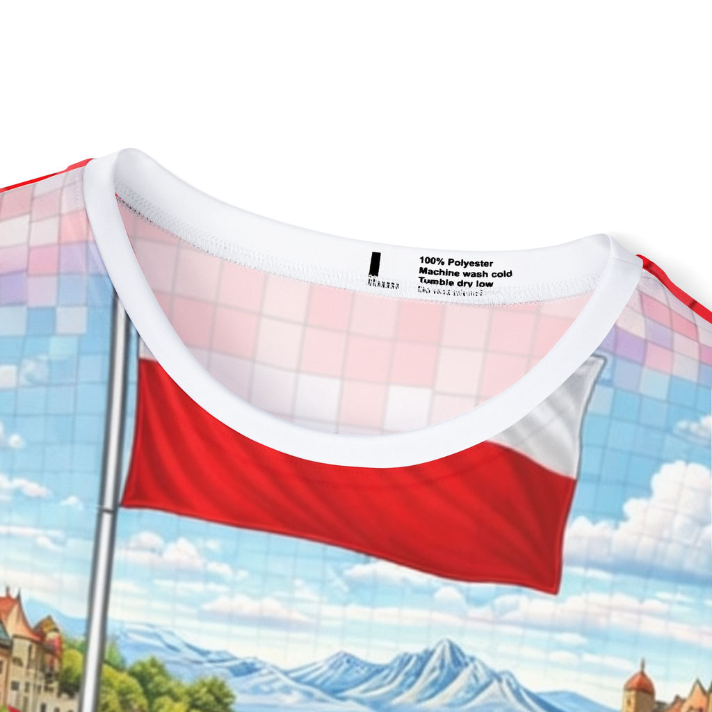 Poland National Soccer Jersey — Lewandowski #9 All-Over Print