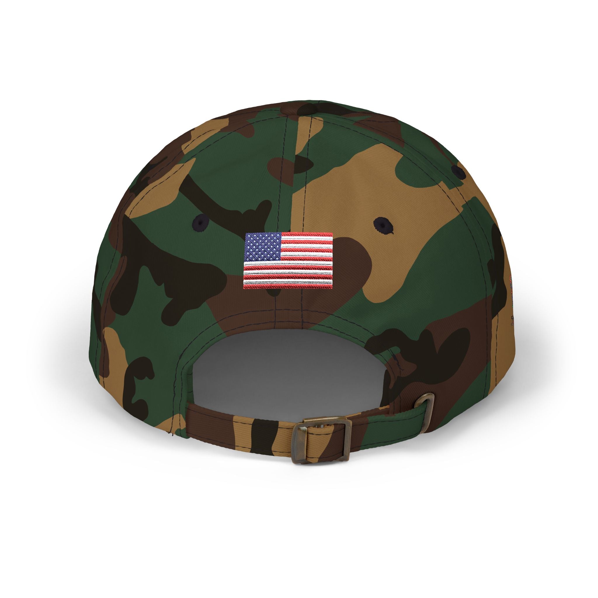 USA Embroidered Dad Cap — American Flag Patriotic Baseball Hat