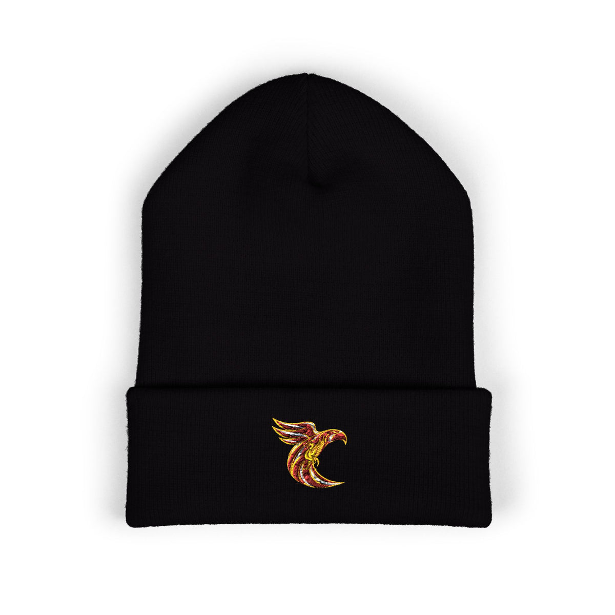 Embroidered Phoenix Liverpool Crest Beanie - Classic Cuffed Knit Hat