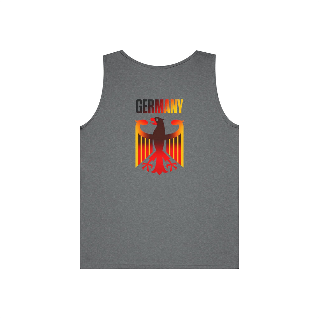 Germany Eagle Tank Top — Retro German Flag Crest Tee