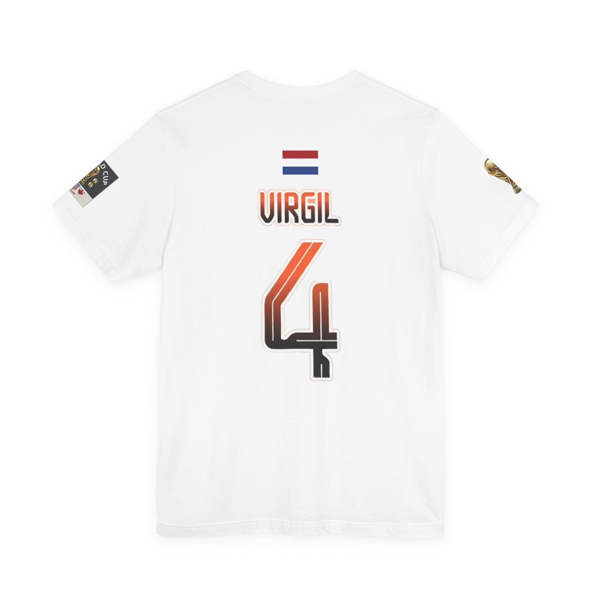 Netherlands Van Dijk Jersey T-Shirt — Heraldic Shield Graphic T‑Shirt