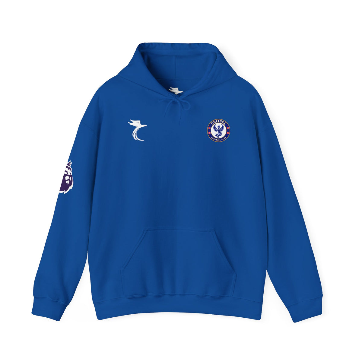Soccer Jersey Hoodie - Blue 'Rogers 17' Premier League Pullover