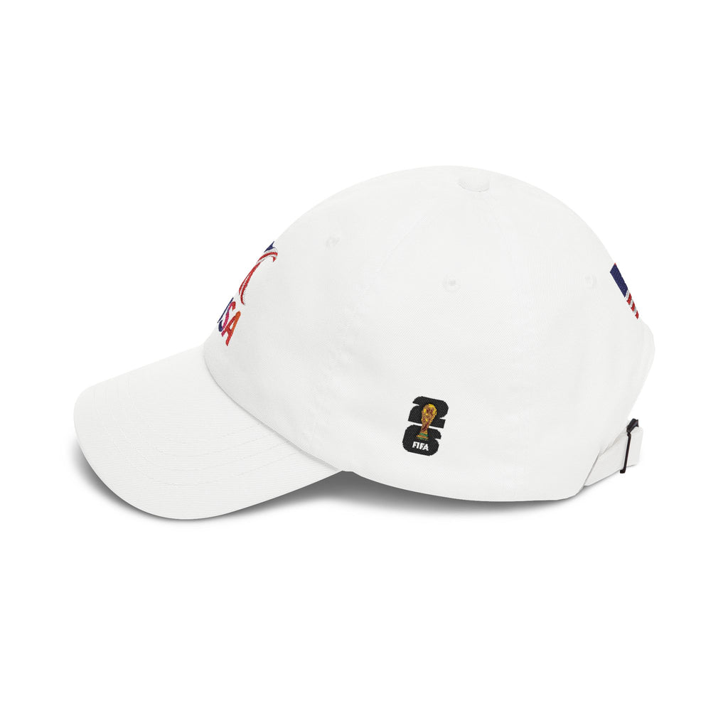 USA Embroidered Dad Cap — American Flag Patriotic Baseball Hat