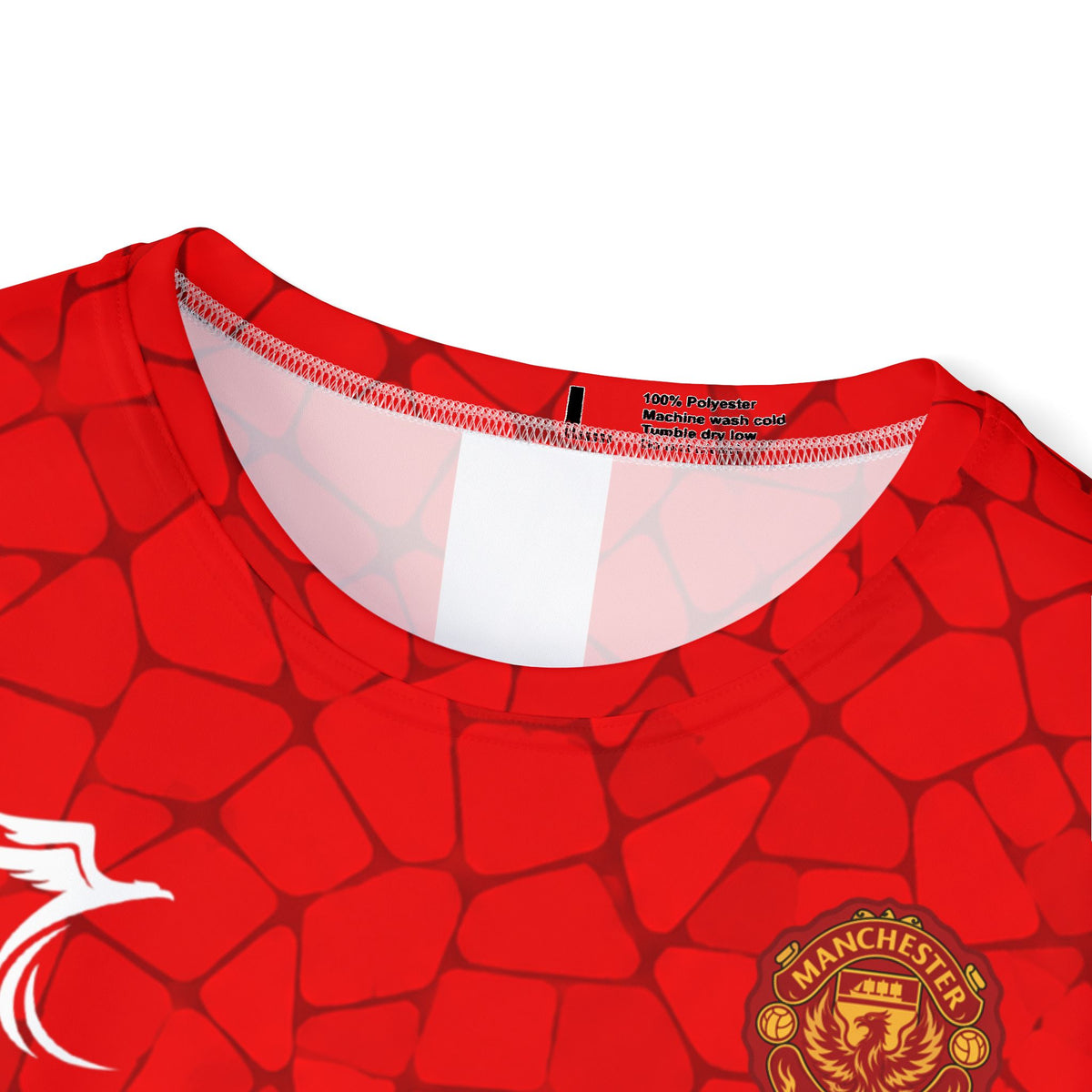 Men's Sports Jersey- Red Mosaic Ronaldo Manchester United 2008 Kit