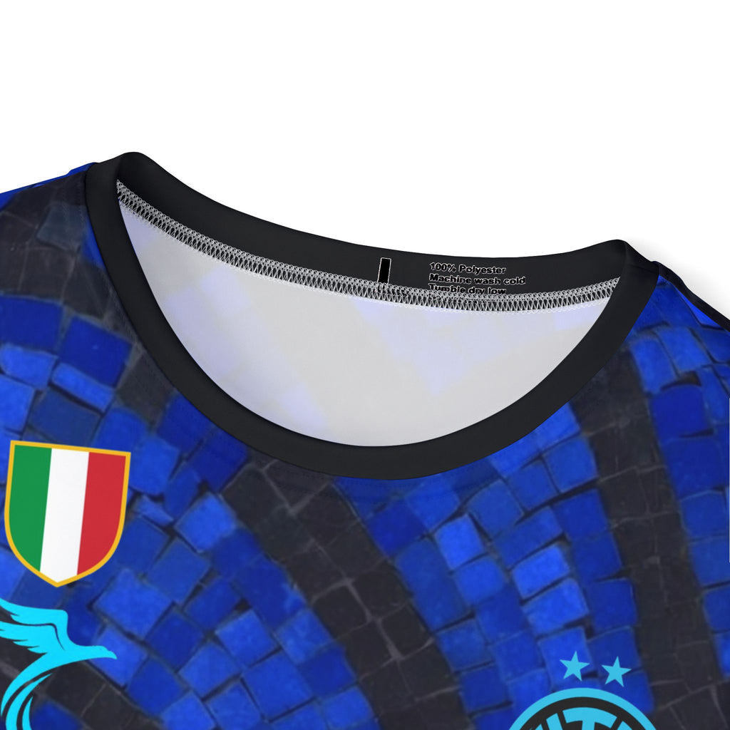Men's Soccer Jersey — 'Lautaro 10' Blue Mosaic Fan Kit
