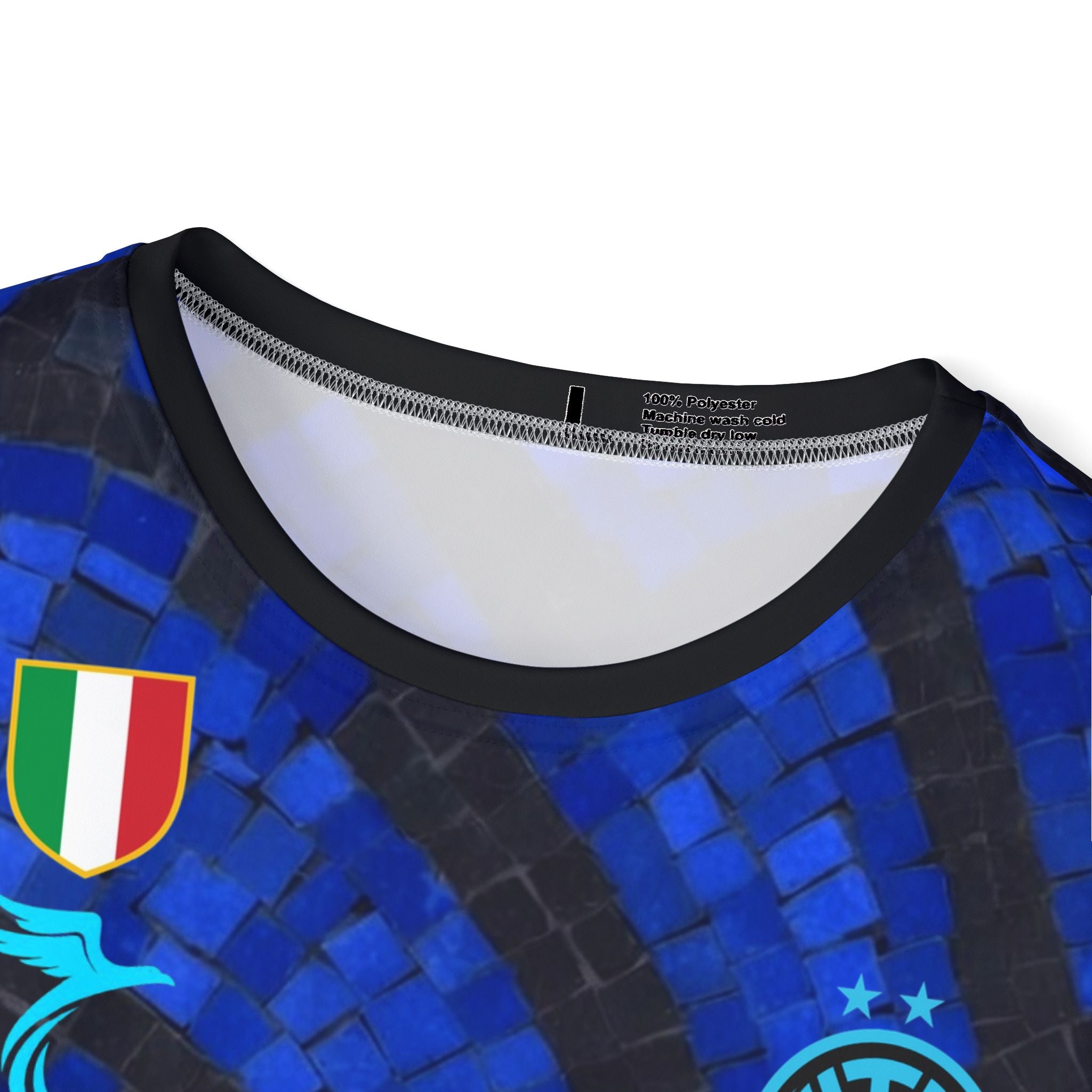 Men's Soccer Jersey — 'Lautaro 10' Blue Mosaic Fan Kit