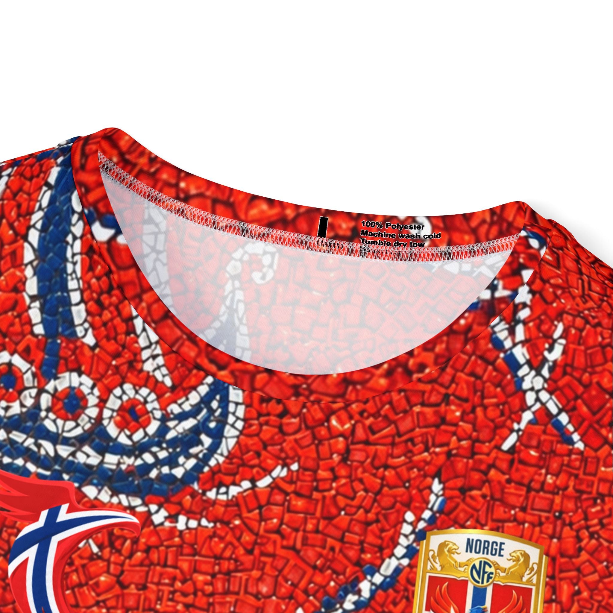 Viking Red Football Jersey — Haaland #9 All-Over Print