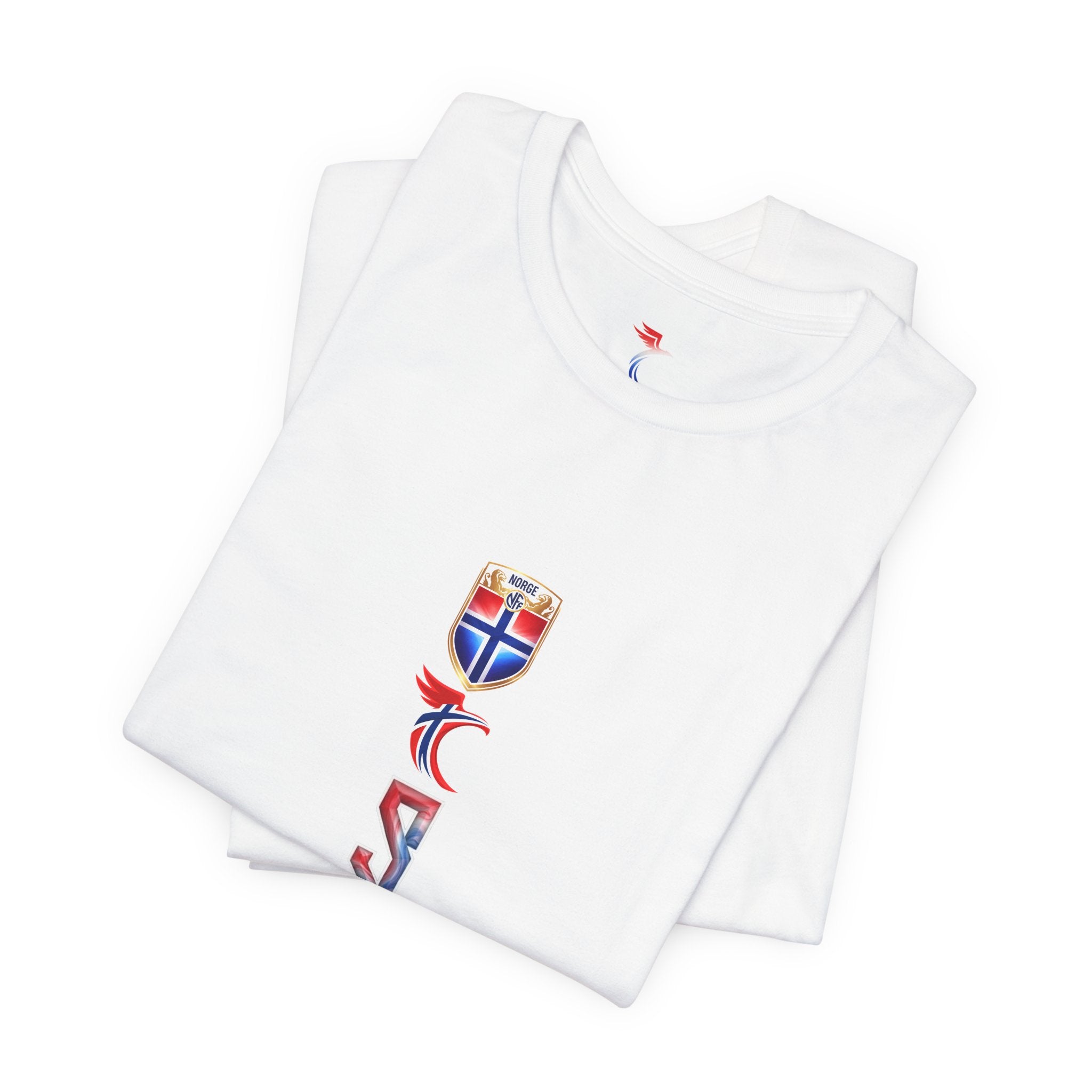 Haaland #9 World Cup Norway Jersey T‑Shirt — Norwegian Flag Emblem Tee for Travel & Heritage