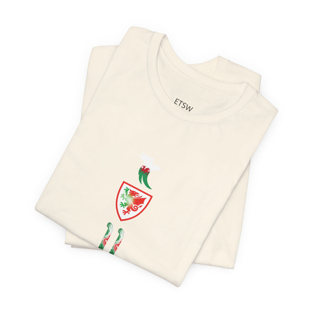 Wales Soccer Jersey Tee — Number 11 ‘Johnson’ Fan Shirt