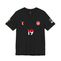 Canada World Cup Davis T‑Shirt — Small Maple Leaf Canada Pride Tee