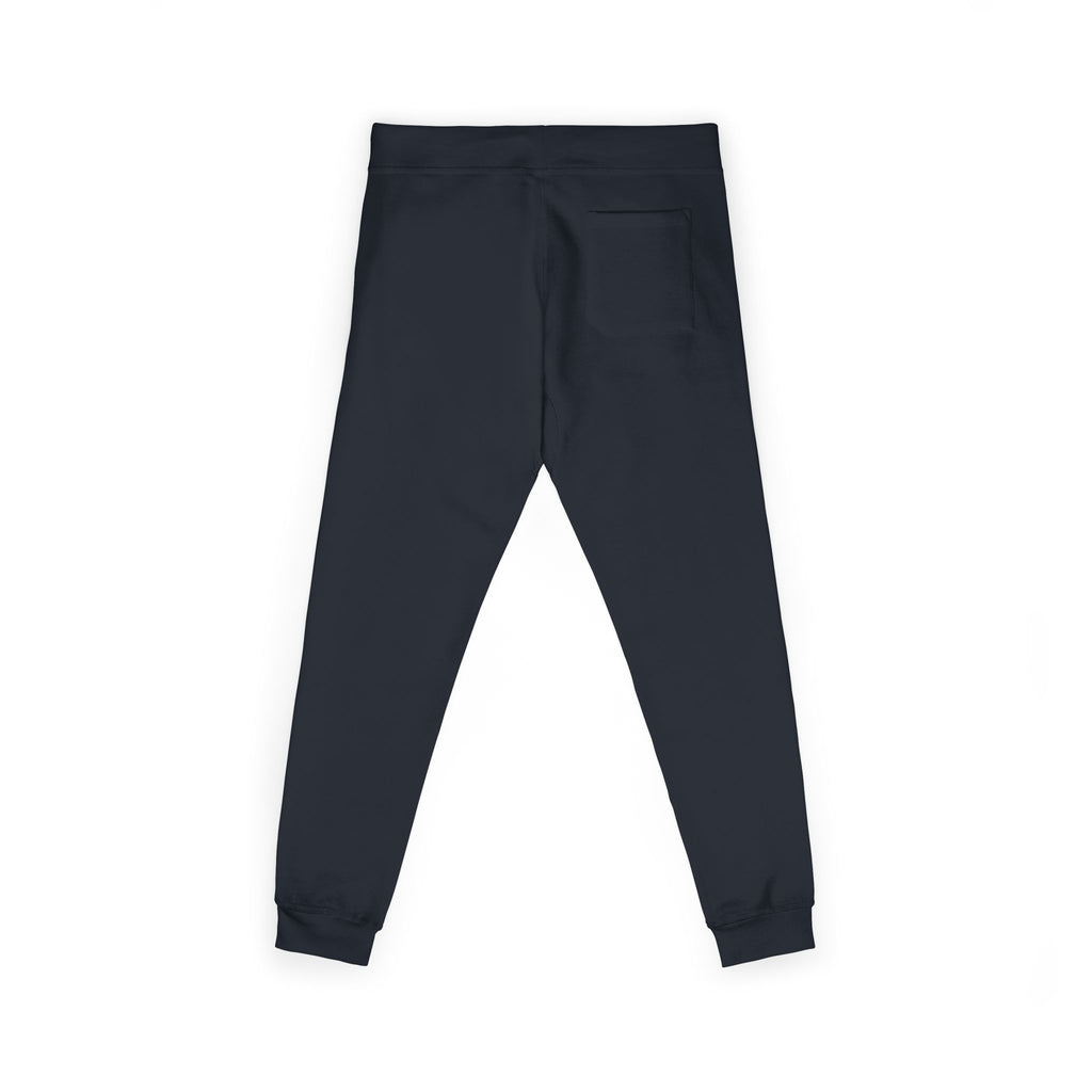 Embroidered Phoenix Joggers - Flame Bird Fleece Sweatpants