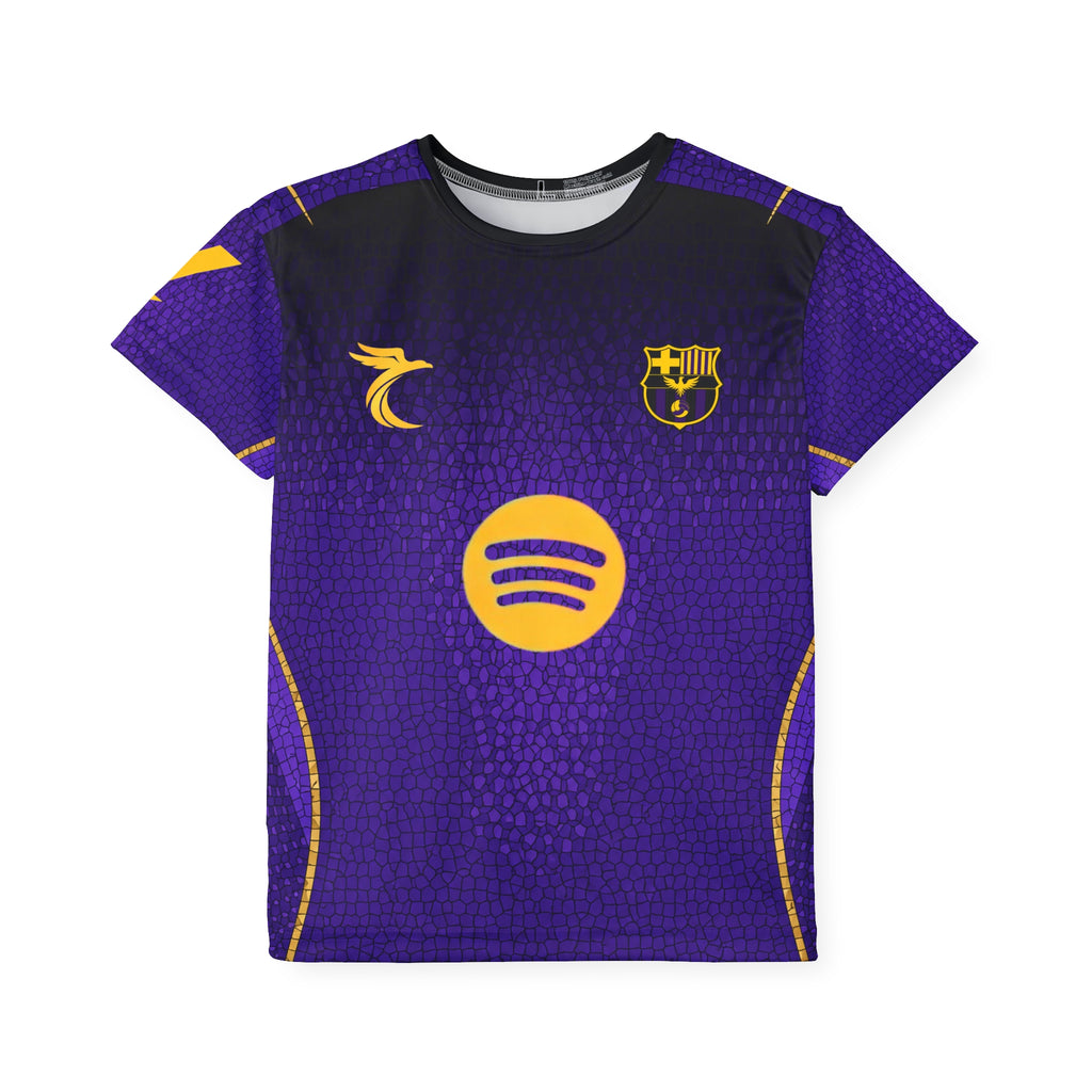 Kids Soccer Jersey — Purple Lamine Yamal #10 Personalized Replica