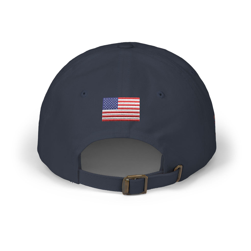 USA Embroidered Dad Cap — American Flag Patriotic Baseball Hat
